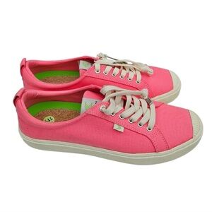 Cariuma OCA low lemonade pink canvas sneakers